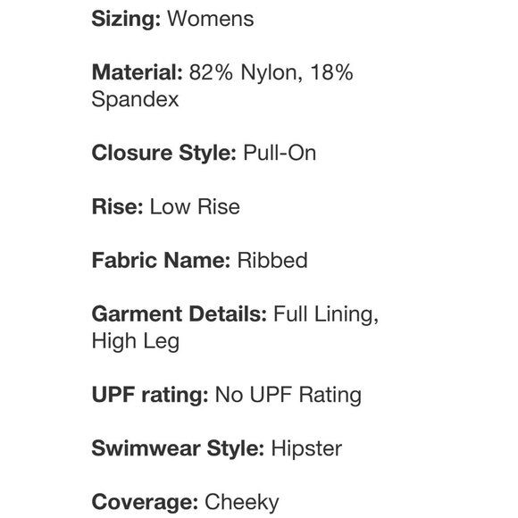 Wild Fable - Women's Ribbed Low-Rise High Leg Cheeky Bikini Bottom - XS(0-2) - Picture 8 of 14